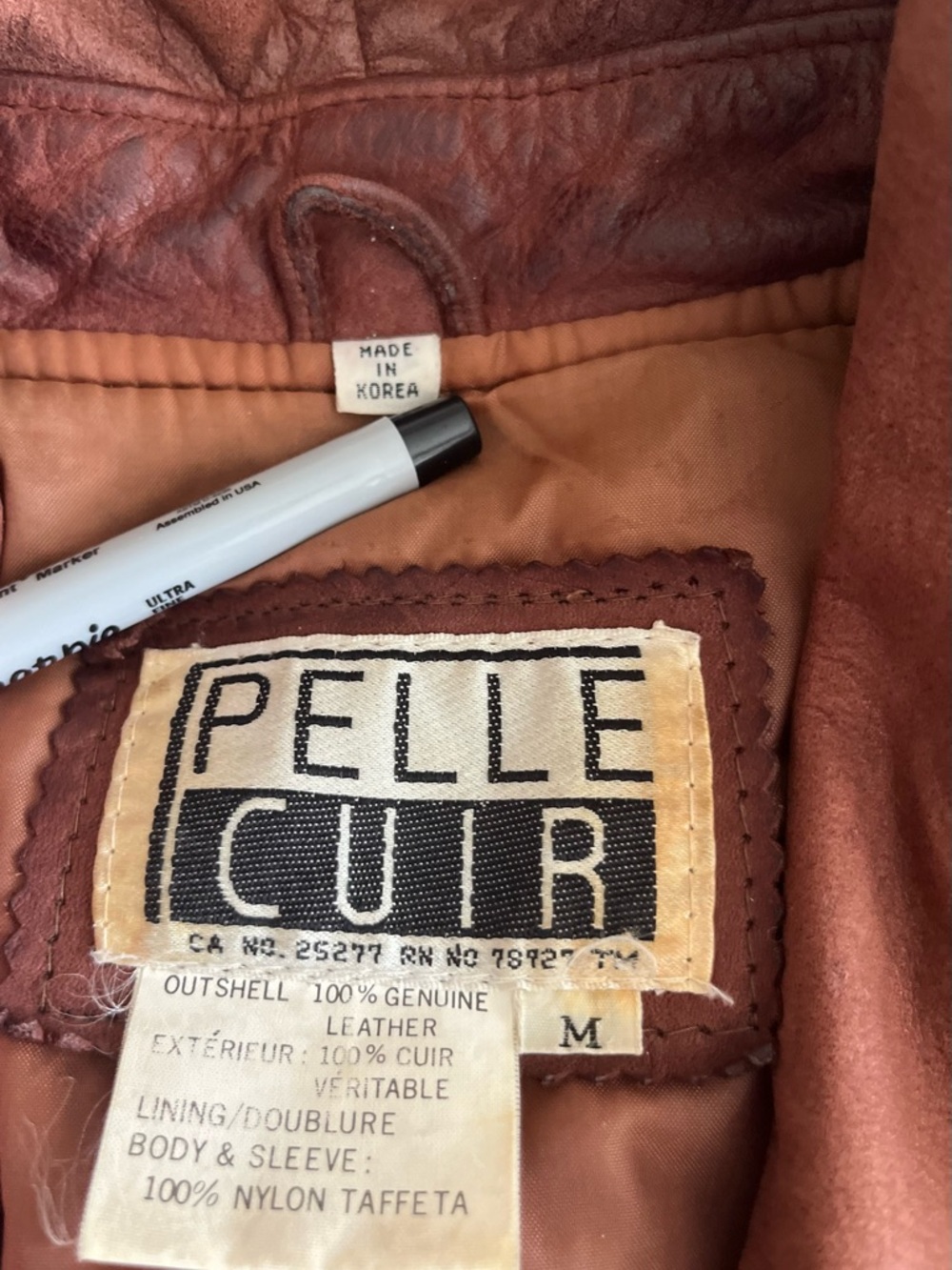 Pelle Cuir Women's Rust Fringe Leather Jacket - Picture 4 of 16